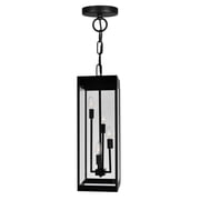 CWI Lighting Windsor 4 Light Black Outdoor Ceiling Light