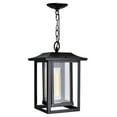 thumbnail image 1 of CWI Lighting Winfield 1 Light Farmhouse Metal Outdoor Hanging Light in Black, 1 of 5