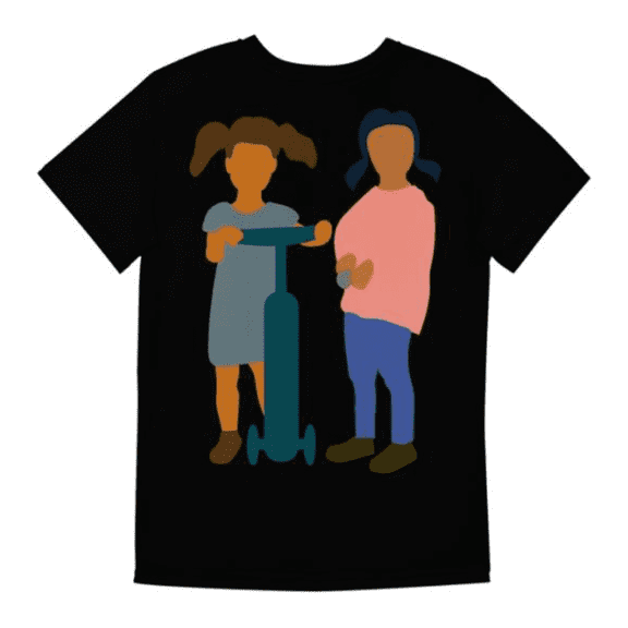 CWMBS by Tae’ Store: Wordy Wit It Girl Tee, All-Over Print Youth Crew Neck T-shirt