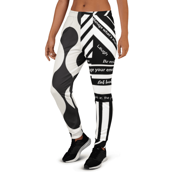 CWMBS by Tae’ Store: Wordy Wit It Joggers, All-Over Print Joggers