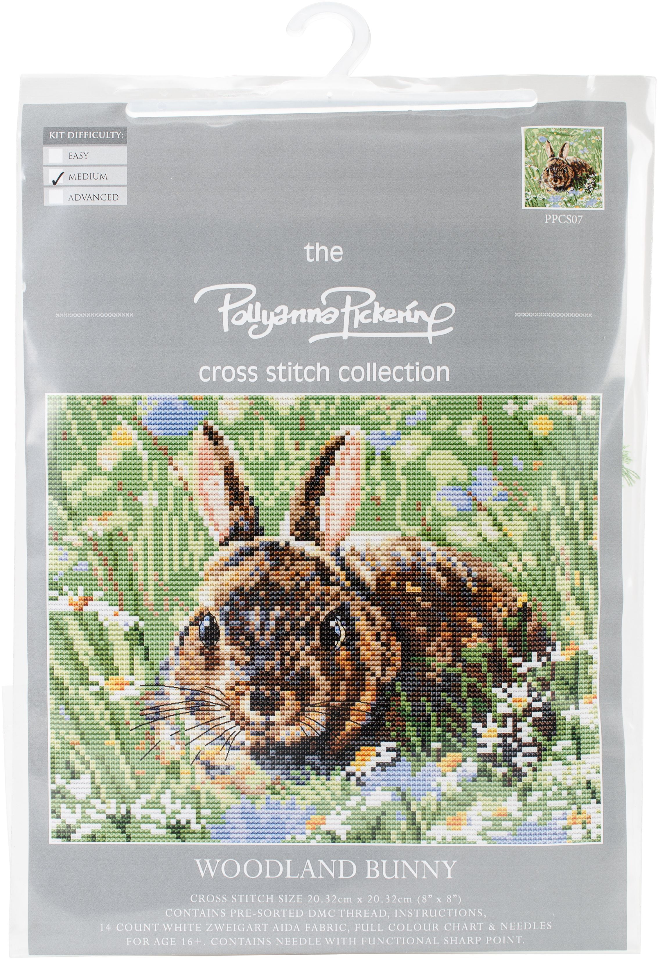 Woodland Creatures Cross Stitch Kit - Hare