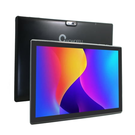 CWOWDEFU 10 Inch Android Tablet WiFi Tablet 10.1" HD Touchscreen Tablet Computer - Black