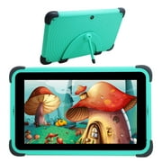 CWOWDEFU Kids Tablet 7 inch Android Tablet for Kids Toddler Children WiFi Tabletas Best Gift (Green)