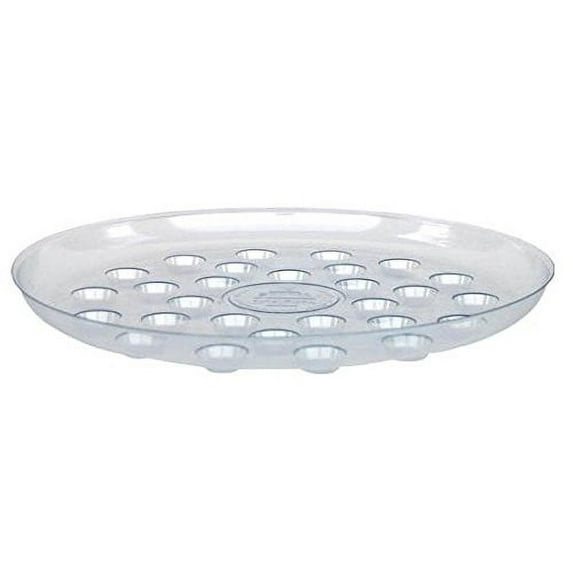 CWP DS-1600 Heavy Gauge Footed Carpet Saver Saucer, 16-Inch Diameter, Clear