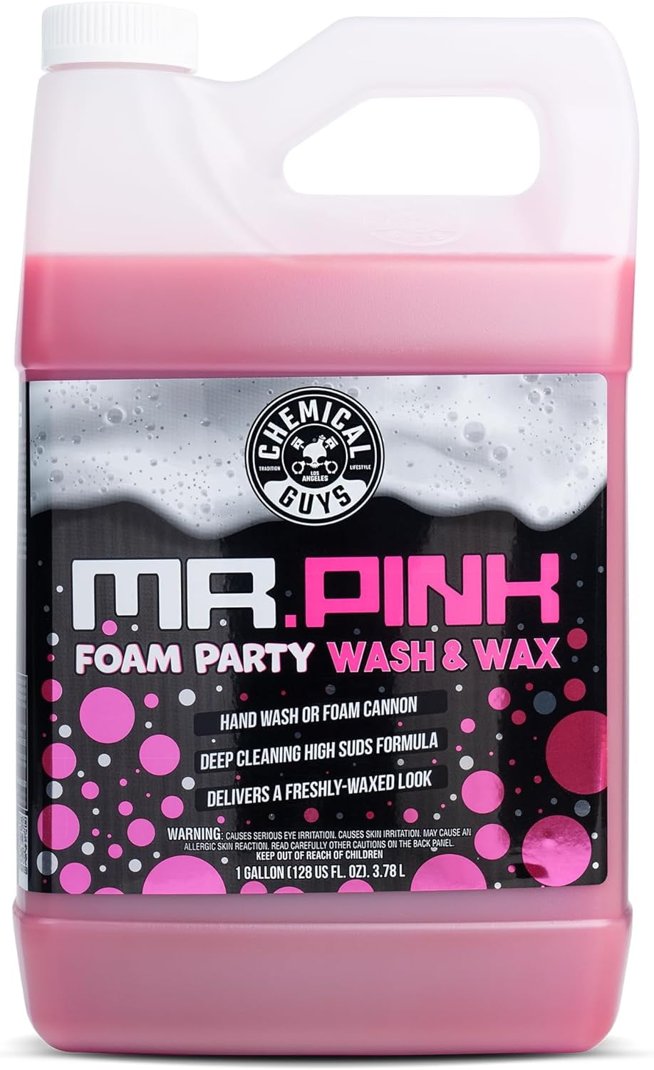 CWS221 Mr. Pink Foam Party Wash & Wax (Works with Foam Cannons, Foam