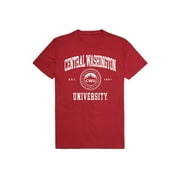 CWU Central Washington University Wildcats Seal T-Shirt Cardinal