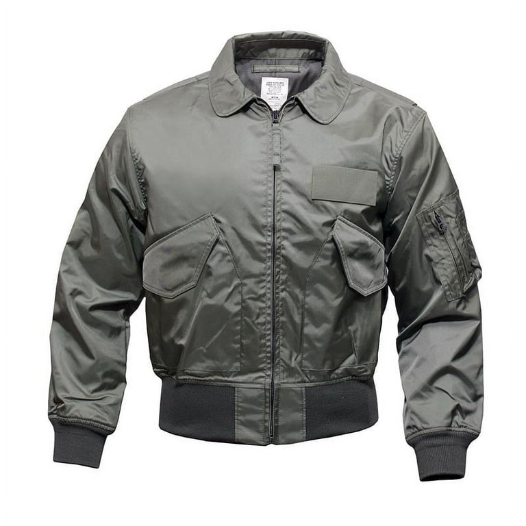 ALPHA INDUSTRIES CWU-36P VINTAGE　GRAY VTG 80s Alpha Industries Military Summer Flyers Jacket CWU