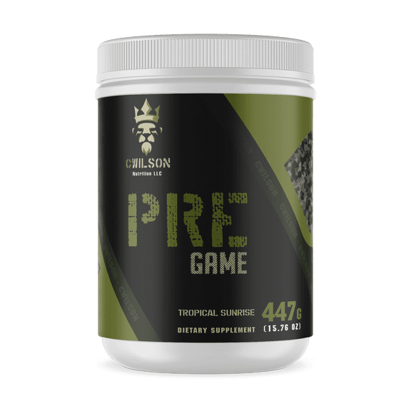 CWilson Nutrition LLC Pre Game Tropical Sunrise Amino Acid Supplement