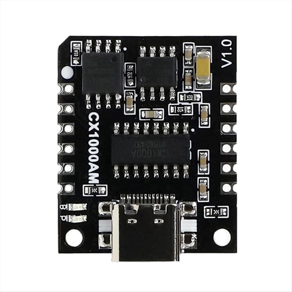 CX1000AM Serial Controlled Voice Player Module MP3 Voice Chip Module Trigger Voice Broadcast Custom Audio No Welding