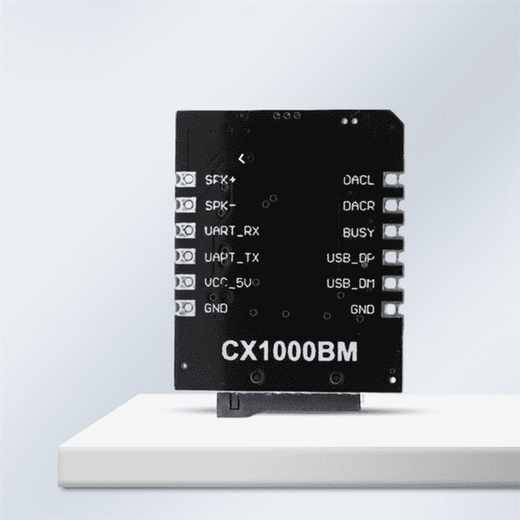 CX1000BM Serial Voice Player Module MP3 Playback Chip Single Chip Control Triggers Voice Broadcast Custom Audio,A