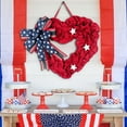 thumbnail image 1 of CXALSSY 4th of July Decor, Patriotic Decorations, Decor for Fourth of July, Independence Day, Independence Day Wreath foe Front Door or Home Wall, 1 of 7