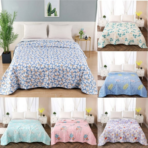 CXALSSY Bed Quilt, Quilt Bedding, Twin Bed Quilt, Bed Quilts on Clearance, Summer Cooling Quilt, Small Quilt Bedding Blanket for Spring Summer Autumn, Polyester