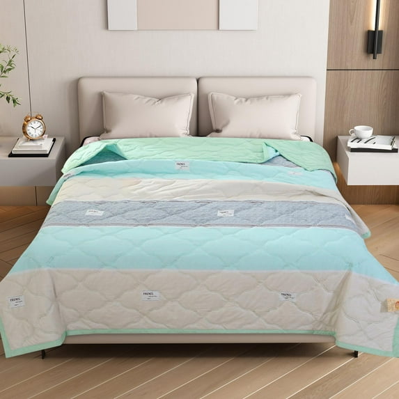 CXALSSY Bed Quilt, Quilt Bedding, Twin Bed Quilt, Bed Quilts on Clearance, Summer Cooling Quilt, Small Quilt Bedding Blanket for Spring Summer Autumn, cotton