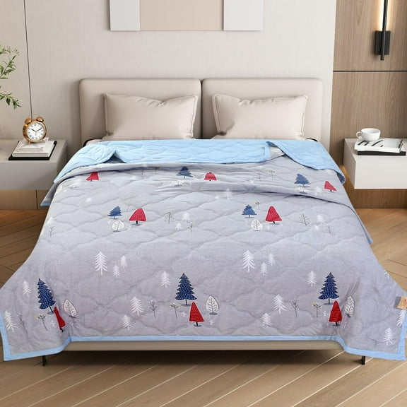 CXALSSY Bed Quilt, Quilt Bedding, Twin Bed Quilt, Bed Quilts on Clearance, Summer Cooling Quilt, Small Quilt Bedding Blanket for Spring Summer Autumn, cotton