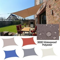 CXALSSY Outdoor Sun Shades Canopy for Patio, Rectangle Solid Cloth Shade Sails, Fabric UV Block Sunshade for Lawn Room Plants Backyard Garden,2*3M