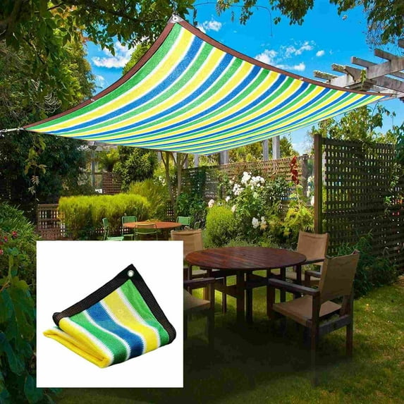CXALSSY Outdoor Sun Shades Canopy for Patio, Rectangle Solid Cloth Shade Sails, Fabric UV Block Sunshade for Lawn Room Plants Backyard Garden,2*3M