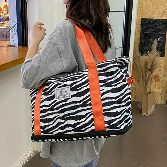 CXALSSY Travel Duffel Bag, Travel Bag, Large Duffel Bag, Weekenders & Overnight Bags, Duffel Bags for Women Men, Portable Foldable Lightweight Waterproof Duffel Bag