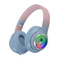 thumbnail image 1 of CXALSSY X3 Active Noise Cancelling Headphones, Over-Ear Headphones with Mic for Kids/Adults/Teen/School/TV, Blue, 1 of 6