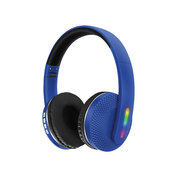 CXALSSY X3 Active Noise Cancelling Headphones, Over-Ear Headphones with Mic for Kids/Adults/Teen/School/TV, Blue