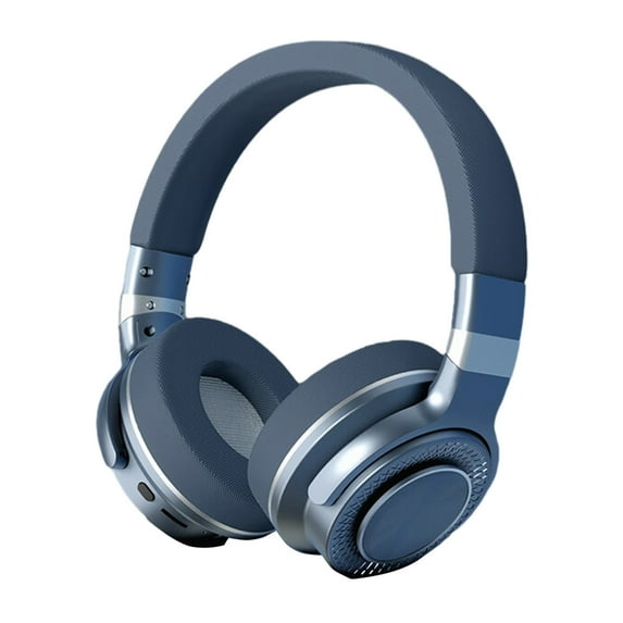 CXALSSY X3 Active Noise Cancelling Headphones, Over-Ear Headphones with Mic for Kids/Adults/Teen/School/TV, Blue
