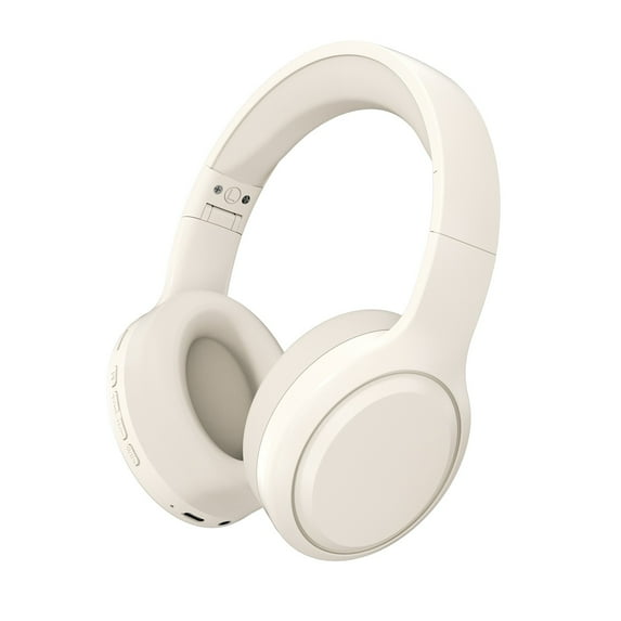 CXALSSY X3 Active Noise Cancelling Headphones, Over-Ear Headphones with Mic for Kids/Adults/Teen/School/TV, White