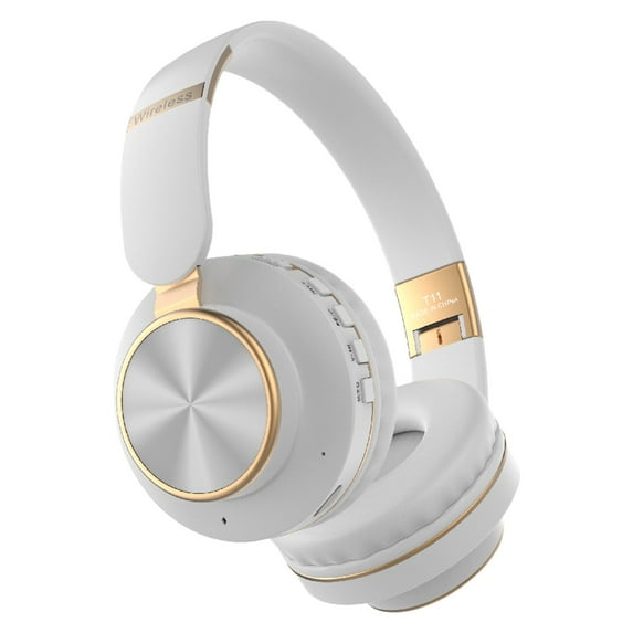 CXALSSY X3 Active Noise Cancelling Headphones, Over-Ear Headphones with Mic for Kids/Adults/Teen/School/TV, White