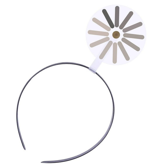 CXHEGBEJ 1/2/3/5Pcs Brain Loading Headbands Funny Rotating Brain Loading Design Simple Assembly Plastic Headband Cute Hair Rings Hair Accessorie sfor Women Everyday Party Decoration Clear