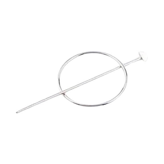 CXHEGBEJ Geometric Shape Hair Clips for Women Hollow Circle Hair Barrettes Ponytail Hairpin Hairdo Clip Minimalist Hair Accessories Headwear Styling Tool Silver Circle
