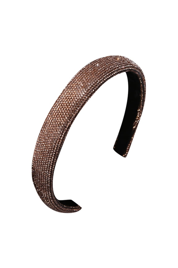 Rhinestone Headband Crystal Bling Headbands for Women Hair Accessories Glitter Sparkle Hair Hoop Female Fashion Head Bands A