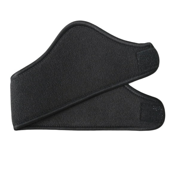 CXHEGBEJ Stretch Sports Fleece Headbands for Women Men Moisture Wicking Yoga Running Workout Ear Warmer Hair Bands Soft Elastic Non Slip Unisex Winter Running Hair Wraps Sweatband Black