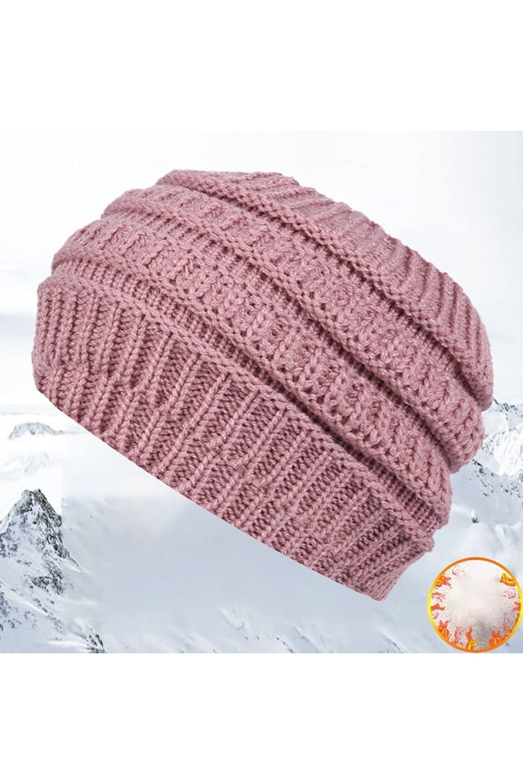 Wide Knitted Headband For Womens Empty Top Beanie Hats Female Autumn Winter Head Ear Warmer Elastic Headwrap Beanie Cap Soft Slouchy Turban Orange