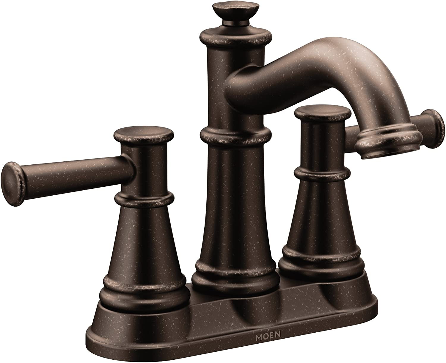 Elegant Belfield Polished Nickel Two-Handle Centerset Bathroom Faucet