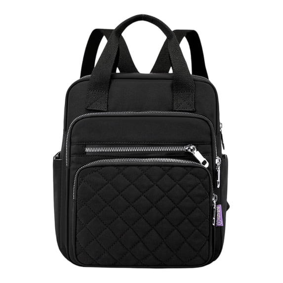 CXKKK Women's Large Capacity Backpack, Handbag Crossbody Shoulder Bag Multi Carry Travel Daypack with Multiple Zipper Pockets