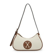 CXL by Christian Lacroix Women's Iris Logo Shoulder Bag, Black/Cognac