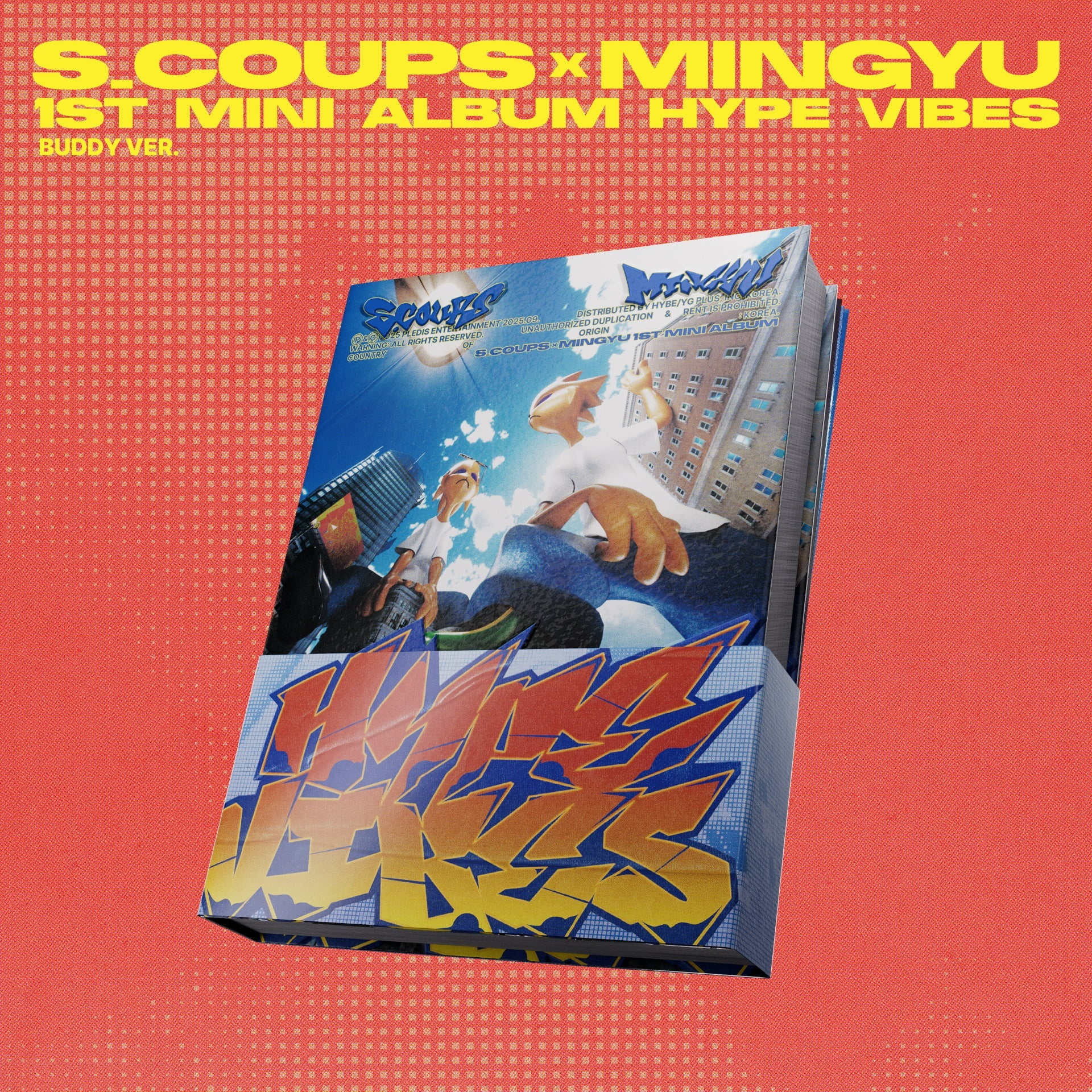 CXM (Seventeen) - CxM 1st Mini Album 'Hype Vibes' [Buddy Ver