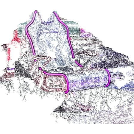 X Rocker - CXR3 LED Audio Pedestal Gaming Chair with Subwoofer - Black/LED