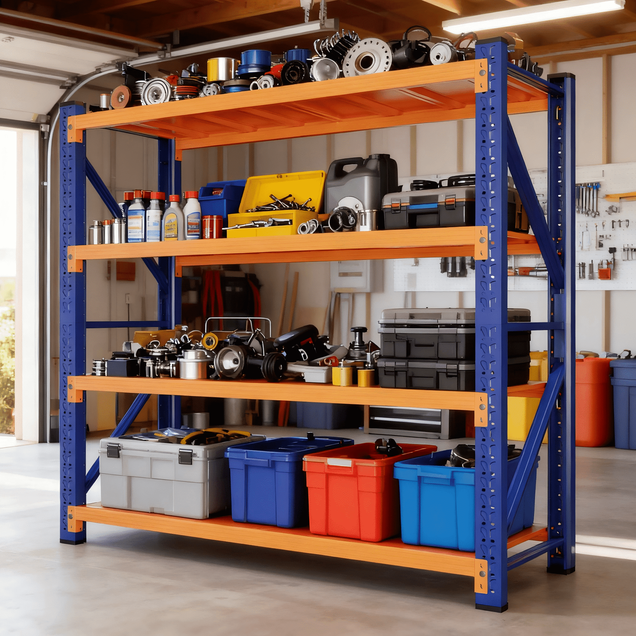 Welfiya 4-Tier Garage Storage Shelves,79