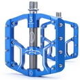 thumbnail image 1 of CXWXC Road/Mountain  Bike Pedals 3 Bearings 9/16” Aluminum Alloy Bicycle Pedals, 1 of 7
