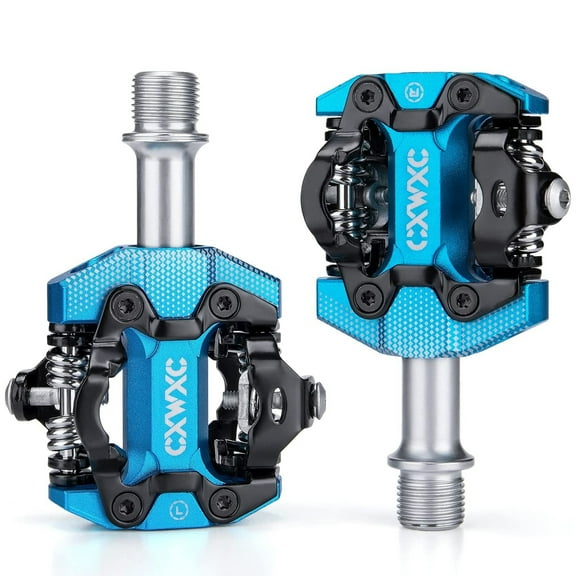 CXWXC SPD Pedal Mountain Bike Pedals 3 Sealed Bearing 9/16" CNC Machined Cr-Mo Axle Bicycle MTB Pedals