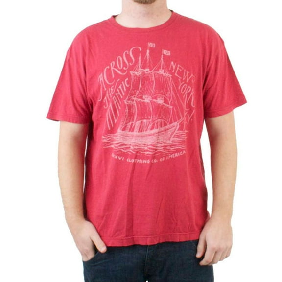 CXXVI Clothing - Ship Antique Red T-Shirt - Small