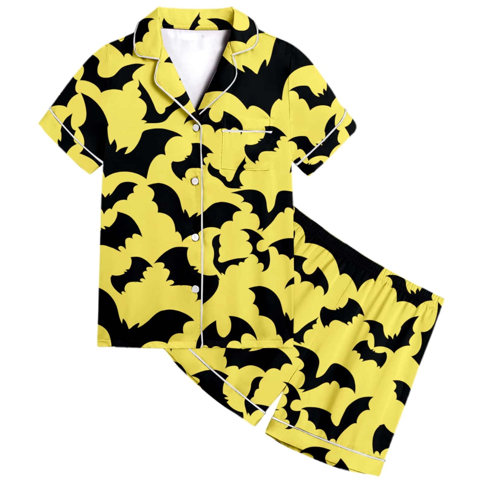 CXYYY Halloween Pajamas for Boys Girls Size 12 13 Short Sleeve 2 Piece CXYYY Halloween Pajamas for Boys Girls Size 12 13 Short Sleeve 2 Piece