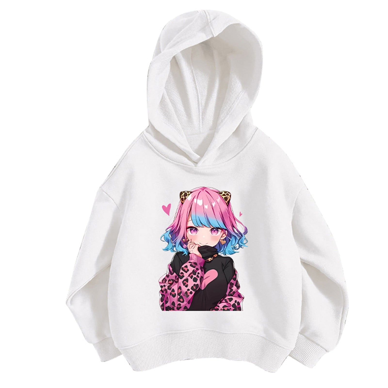 Pink Plaid Kids Pullover Hoodie