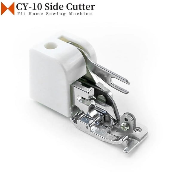 CY-10 Side Cutter Presser Foot For Most Low Shank Domestic Sewing Machine Fit Brother,Janome,Juki,Singer,Kenmor,Babylock