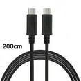 thumbnail image 1 of CY 10Gbps Reversible USB 3.1 Type-C Male to USB-C Male Data Cable for Tablet Phone Laptop 2m, 1 of 5