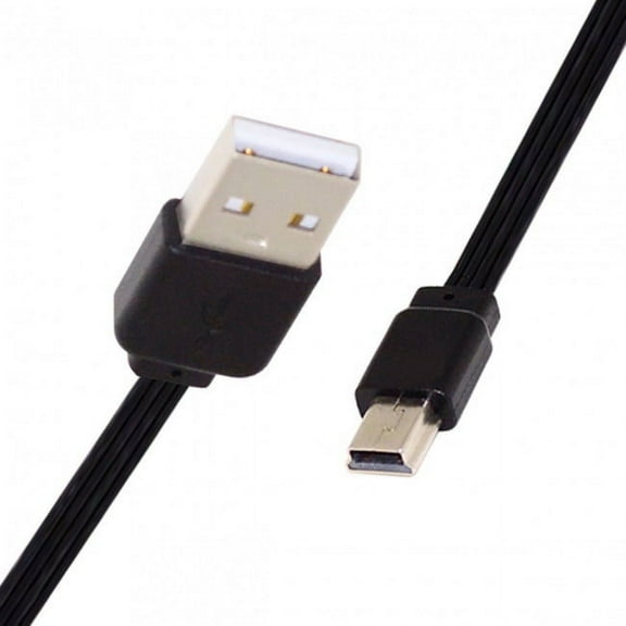 CY 13cm USB 2.0 Type-A Male to Mini 5Pin USB Male Male Data Flat Slim FPC Cable for FPV Disk Phone