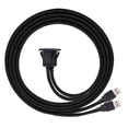 thumbnail image 1 of CY  1m Waterproof Dual USB 3.0 Extension Latch Mount Car AUX Cable for Dashboard Panel, 1 of 5