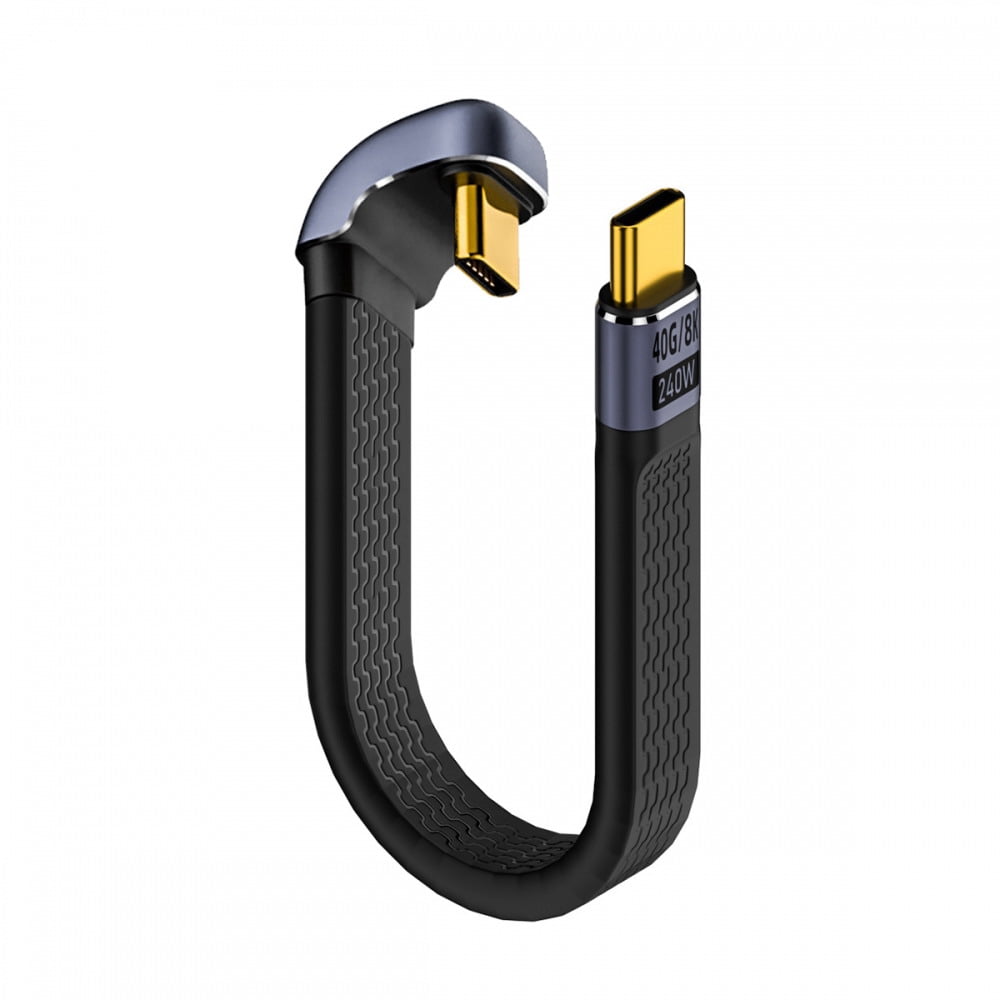 CY 240W Type-C USB-C Male to Male USB4 40Gbps 100W 8K Flat Slim FPC ...