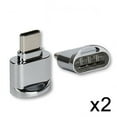thumbnail image 1 of CY 2pcs USB 2.0 Type C USB-C to Micro SD SDXC TF Card Reader Adapter for Macbook Cell Phone, 1 of 7