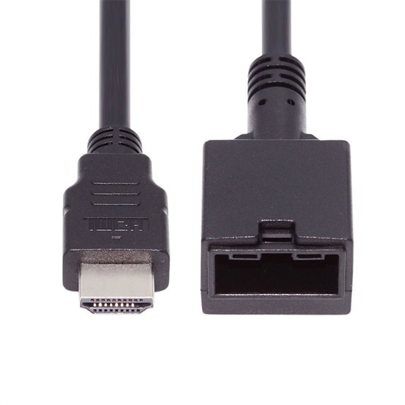 CY 4K HDMI 1.4 Type-E Female to Type A Male Video Audio Cable for Automotive Connection System Grade Connector