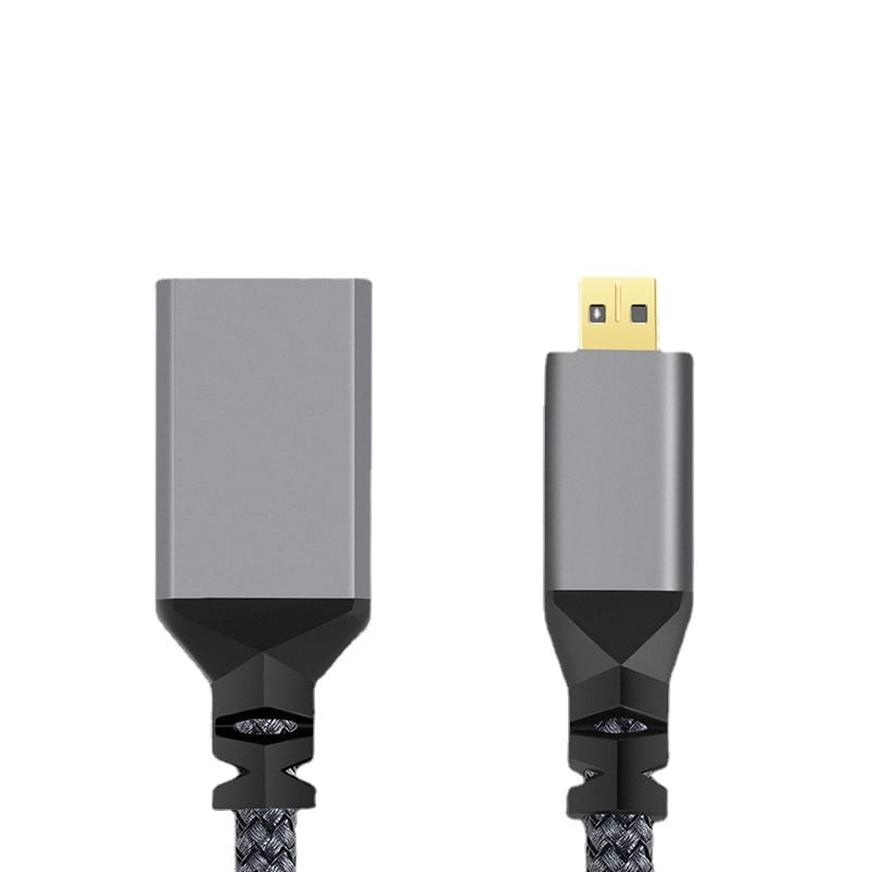 Micro-HDMI (Female) to Micro-HDMI (Male) Adapter Cable - Type D